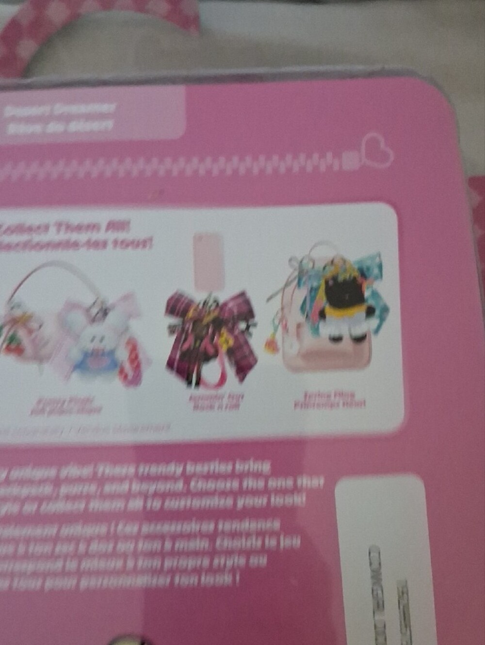 Charming Kids Bag Charms Set — Pink - Picture 6 of 6